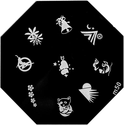 Disque d'estampage hexagonal M50