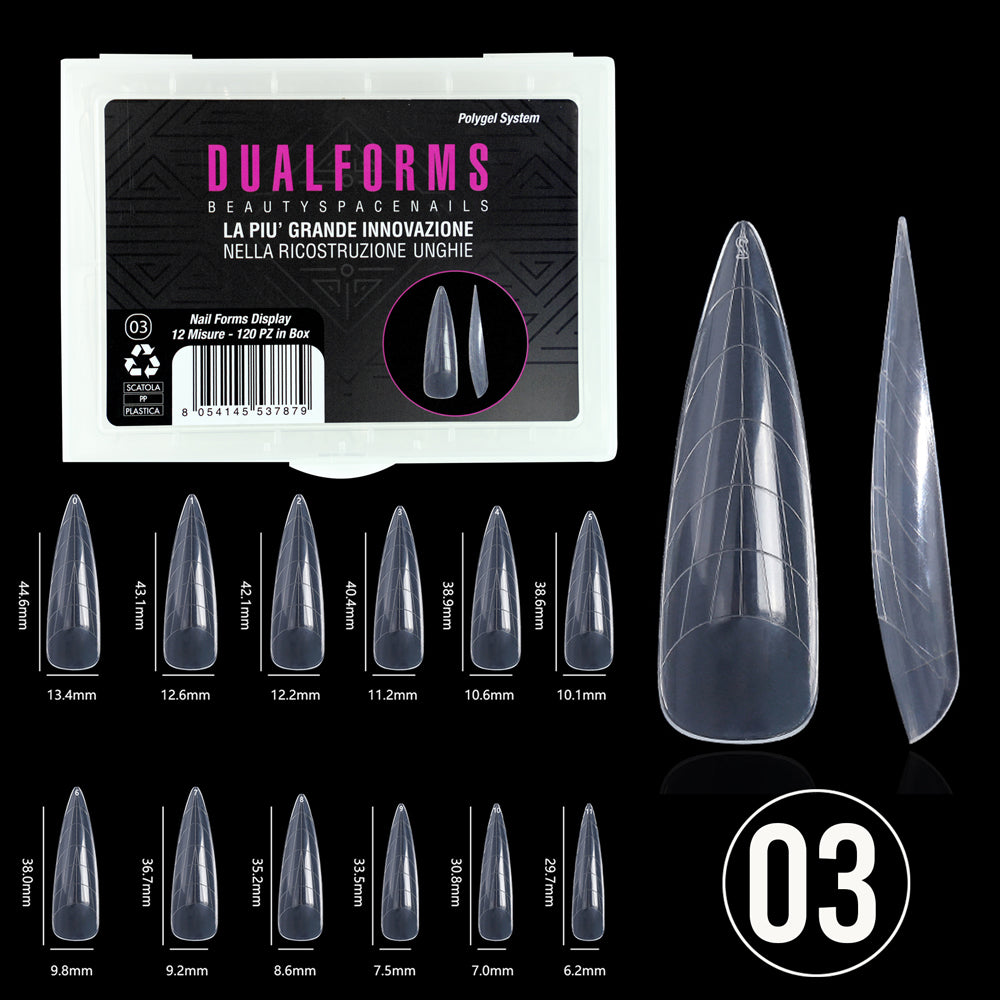 Dualforms 03 - Dual form in Box - Formine trasparenti 120 pezzi