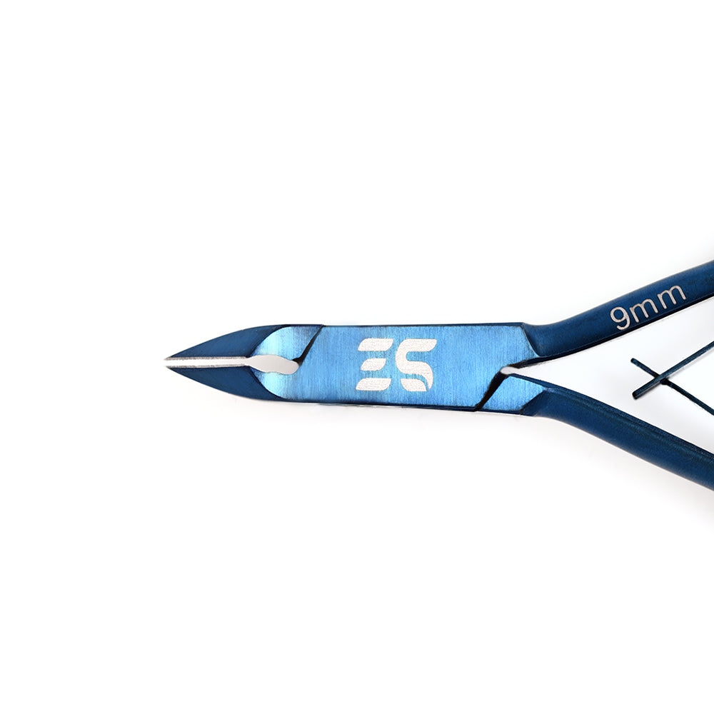 Tronchesa per unghie in titanio per taglio di precisione cuticole e unghie 9mm