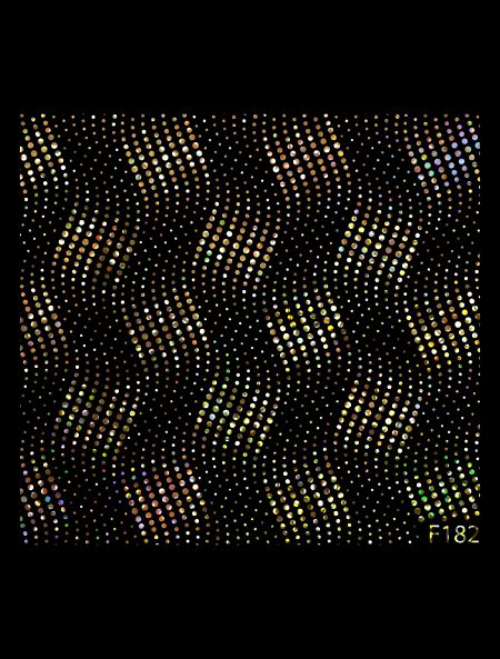 Stickers Adesivi Nail Art Water decals fantasia olografica gold