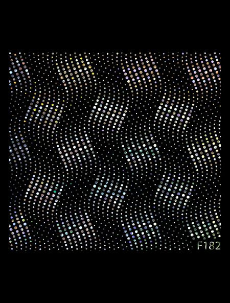 Stickers Adesivi Nail Art Water decals fantasia olografica silver