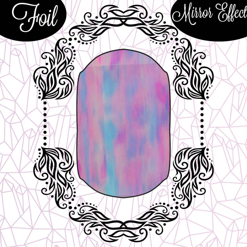 Foil Mirror Glass Effect - Moon Burst - decorazioni Nail Art