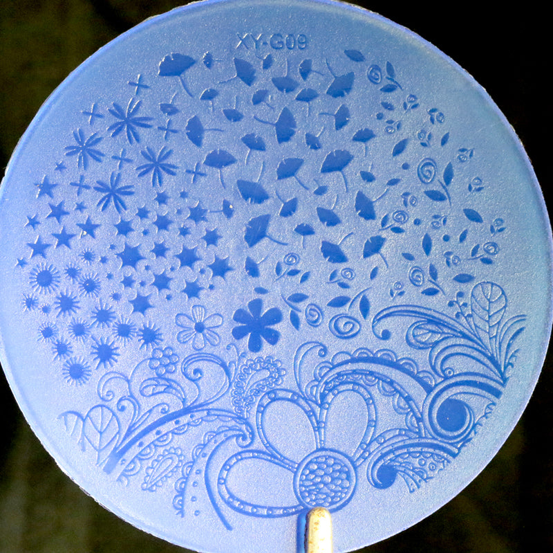 N° 9 - Set Stamping con disco in ACRILICO 9