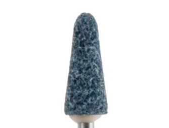 PF-055 - Punta per fresa in pietra pomice ceramica abrasiva - Grana fine - forma cono - **PF-055**