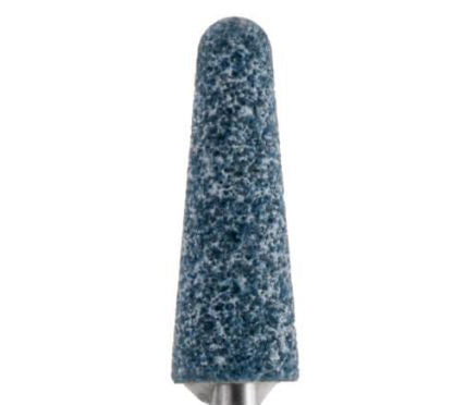 PF-056 - Punta per fresa in pietra pomice ceramica abrasiva - Grana fine - forma cono - **PF-056**
