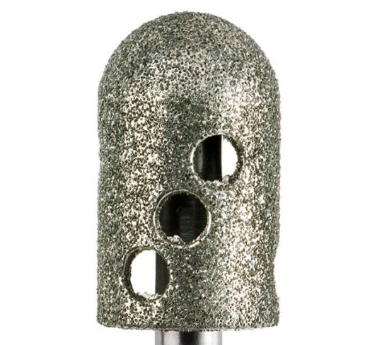 PF-080 - Hurricane - Fraise diamantée galvanisée - Fraise pour le traitement des pieds - Gros grain - Ø 8 mm