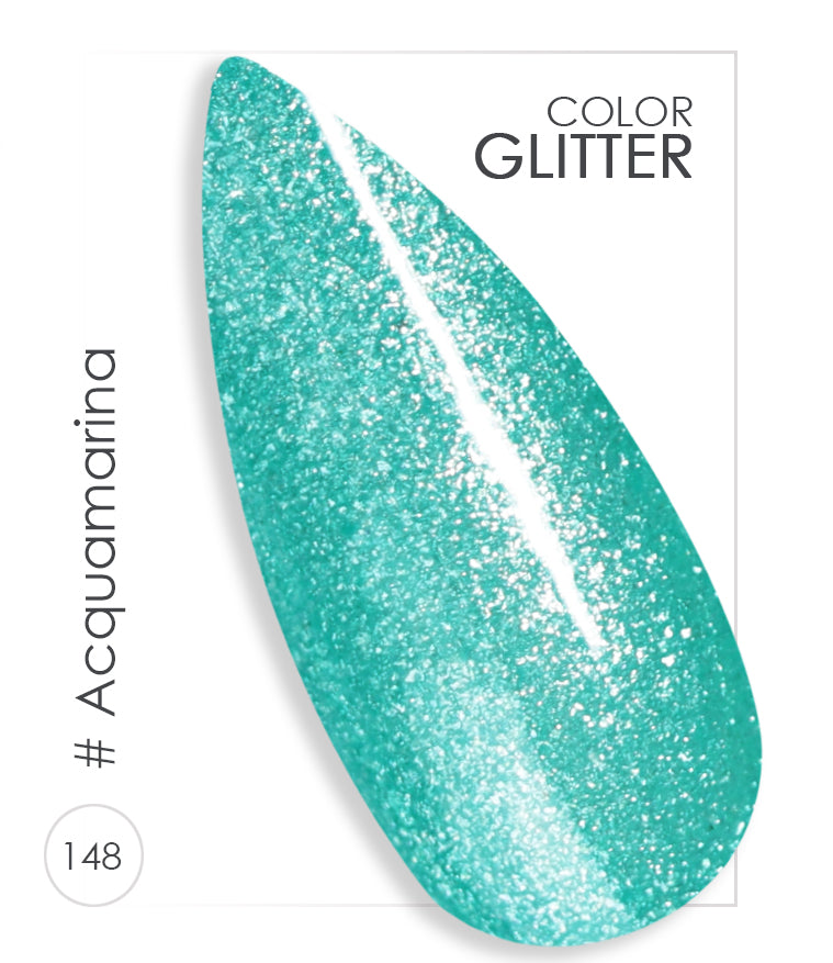 148 - Acquamarina - Gel UV Colorato - BSN Professional Glitter