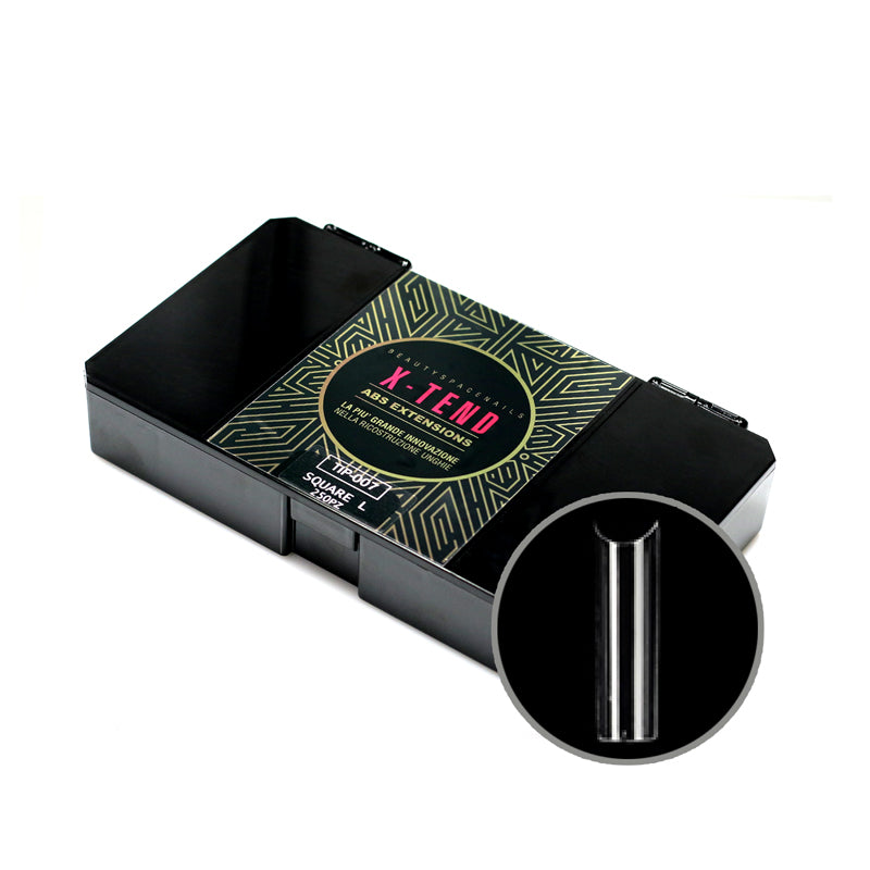 SQUARE L - X-TEND Abs Extensions Tip - Tip Box 250pz