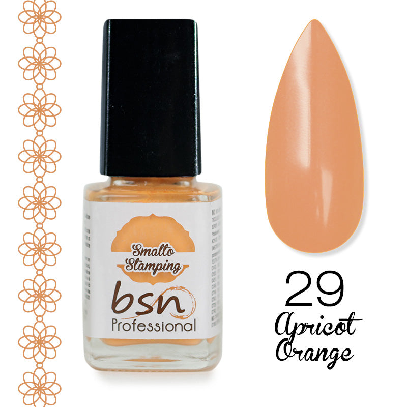 Vernis à ongles pigmentés pour stamping - 29 Orange abricot