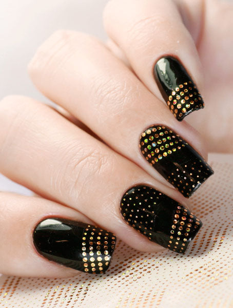 Stickers Adesivi Nail Art Water decals fantasia olografica gold