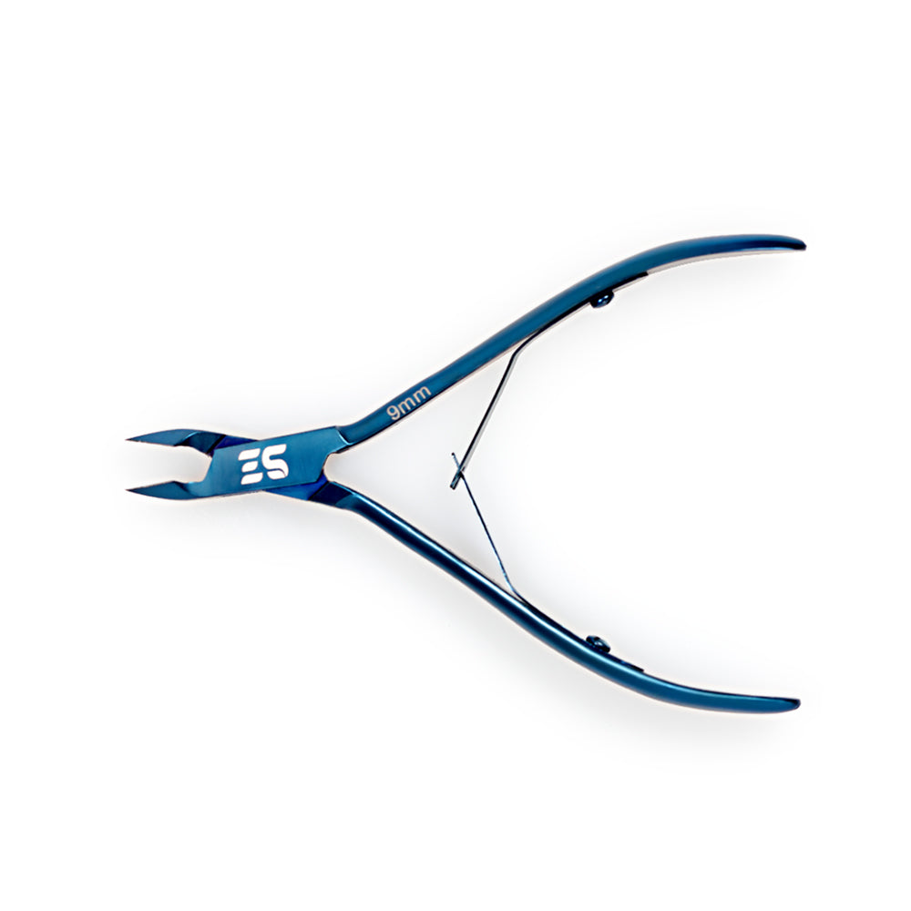 Tronchesa per unghie in titanio per taglio di precisione cuticole e unghie 9mm