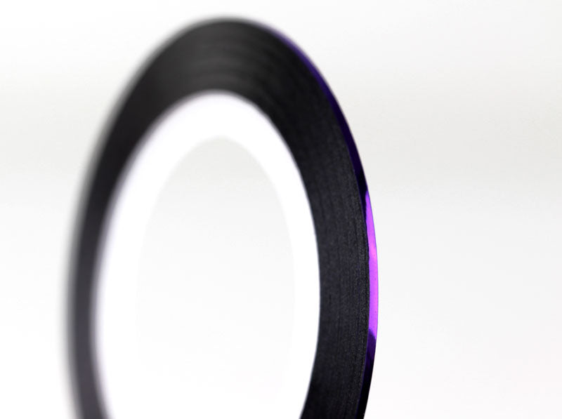 Viola - Striping Tape Nail Art - Striscia Nastro Adesivo Colorato