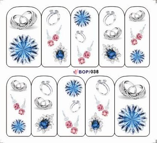Water decals traferibili stickers tattoo ad acqua adesivi decalcabili BOP038