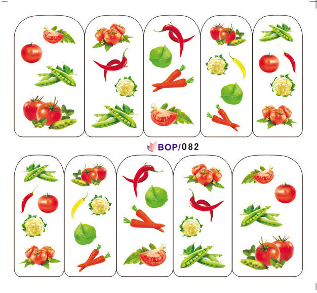 Autocollants à transfert à l'eau, tatouages éphémères à l'eau, autocollants BOP082