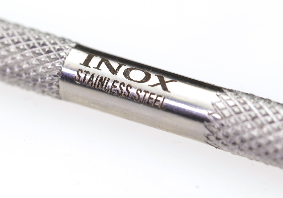 A6753-12 - Spingipelle per manicure e pedicure - Acciaio Inox con doppia estremità