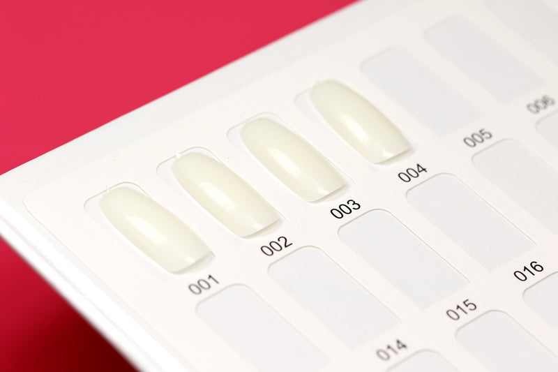 Embout plat ivoire pour présentoir à livres à fentes - 120 embouts