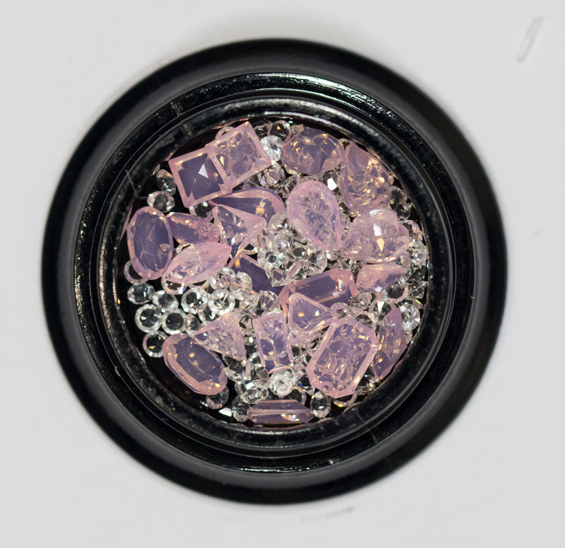 collezione jewelry Crystal Decorazioni cristallo rosa 005