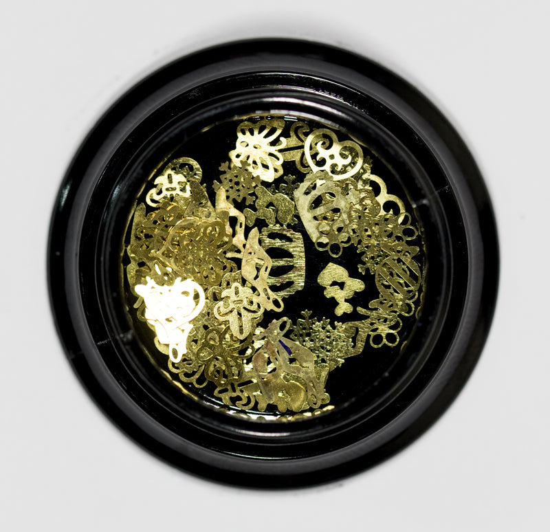 Barattolino Decorazione Forme - metallic steampunk 005