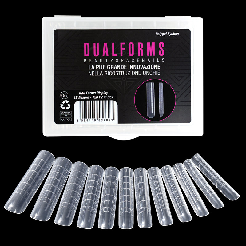Dualforms 06- Dual form in Box - Formine trasparenti 120 pezzi