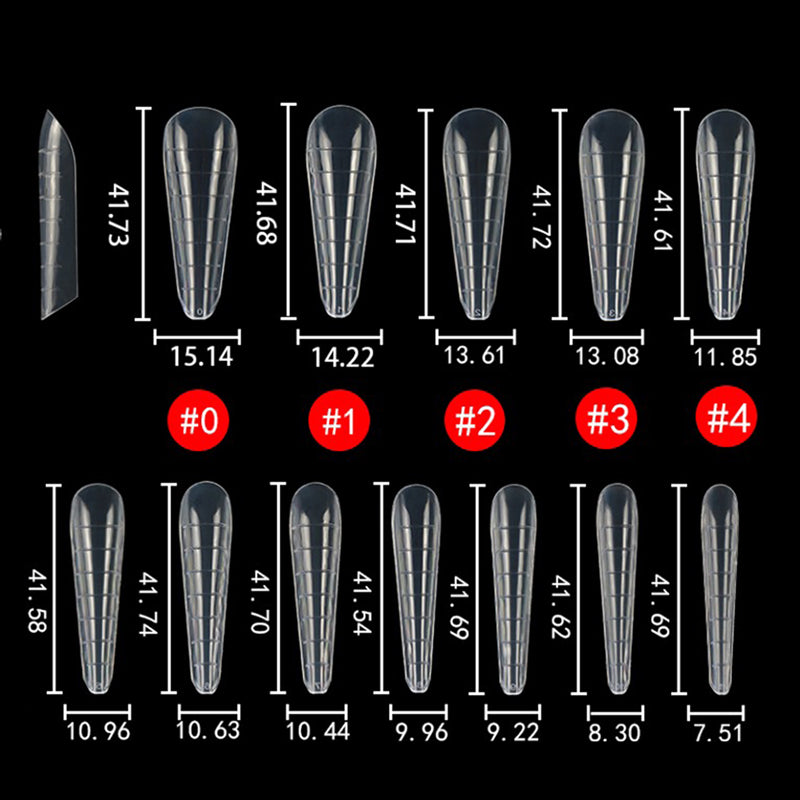 Dualforms 07- Mandorla gotica -Dual form in Box - Formine trasparenti 120 pezzi