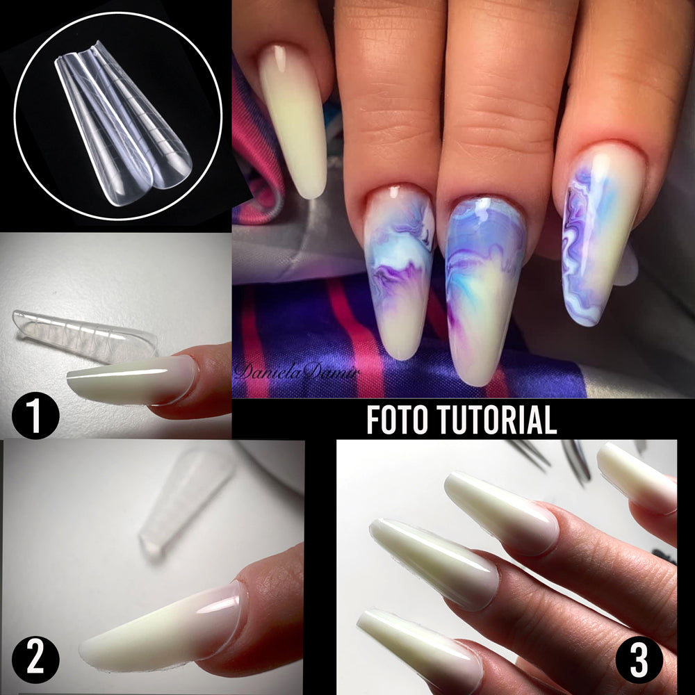 Dualforms 07- Mandorla gotica -Dual form in Box - Formine trasparenti 120 pezzi