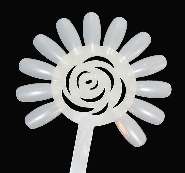 ESPOSITORE DISPLAY A VENTAGLIO 8 PZ DA 12 TIP RICOSTRUZIONE UNGHIE A FIORE