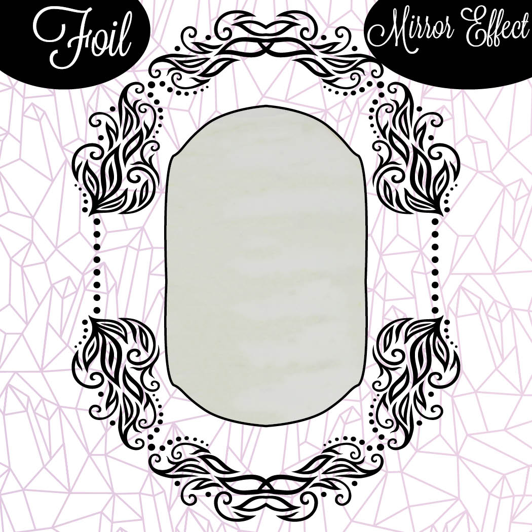 Foil Mirror Glass Effect - Aurora - decorazioni Nail Art