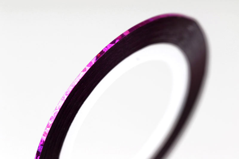 Fuxia Olografico - Striping Tape Nail Art - Striscia Nastro Adesivo Colorato