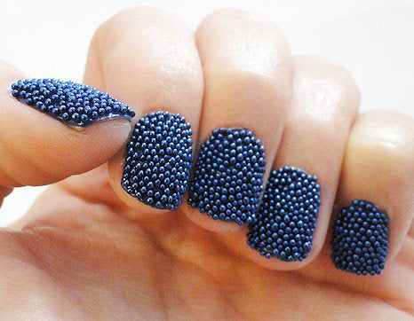 Rosso metallizzato Barattolino Microperline Nail Art Decorazioni