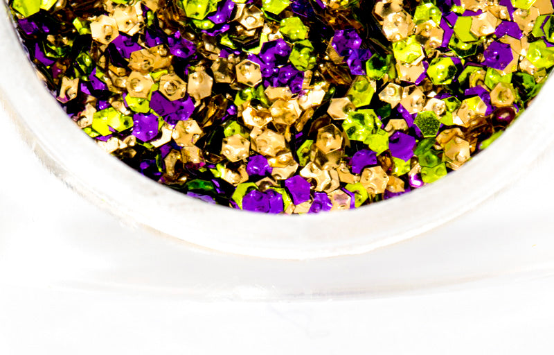 MICRO PAILLETTES VERDE VIOLA 004