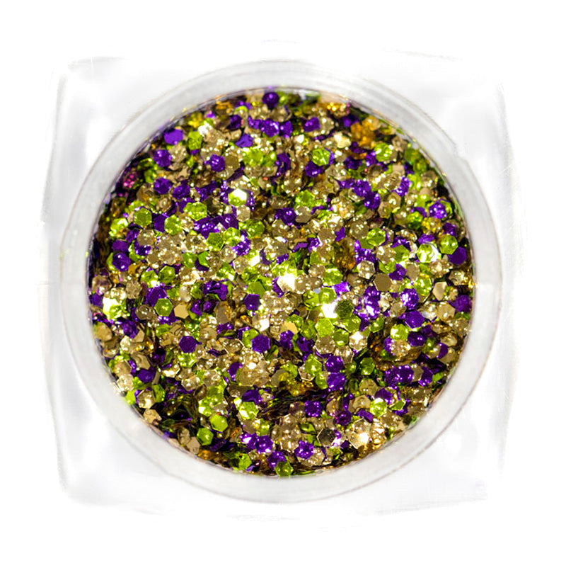 MICRO PAILLETTES VERDE VIOLA 004