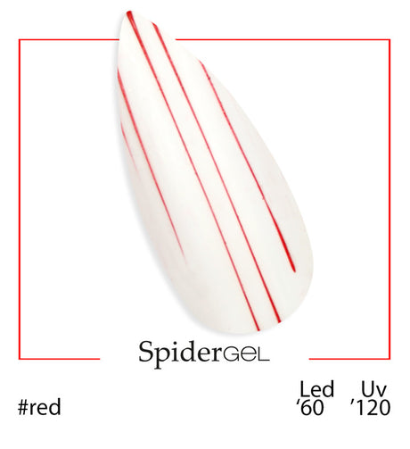 Spider Gel RED 5 ml - Gel color modellabile UV/LED