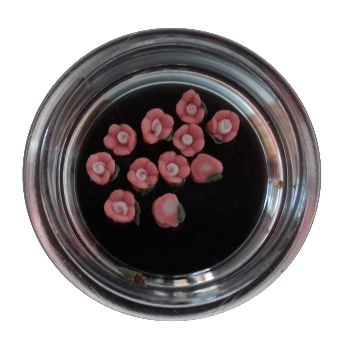 Decorazioni Nail Art Gioiello Rose in Porcellana mod. 2