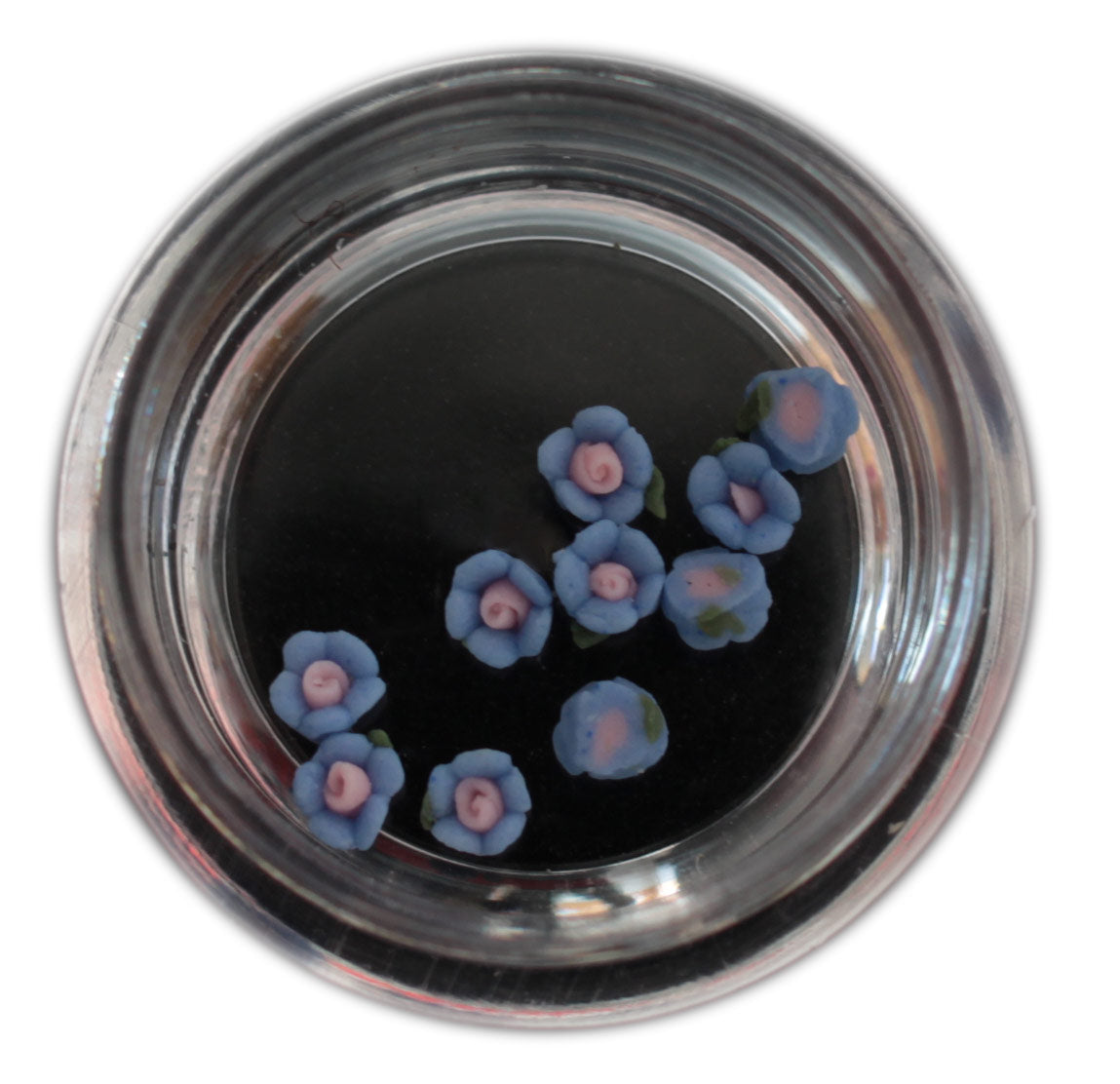 Decorazioni Nail Art Gioiello Rose in Porcellana mod. 9