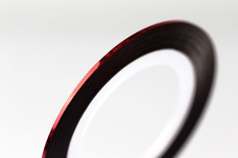 Rosso Olografico - Striping Tape Nail Art - Striscia Nastro Adesivo Colorato