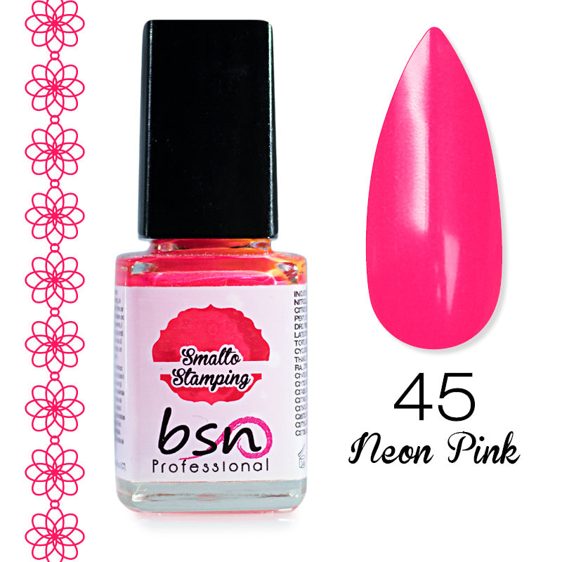 Smalti Colorati per Stamping Pigmentati - 45 Neon Pink