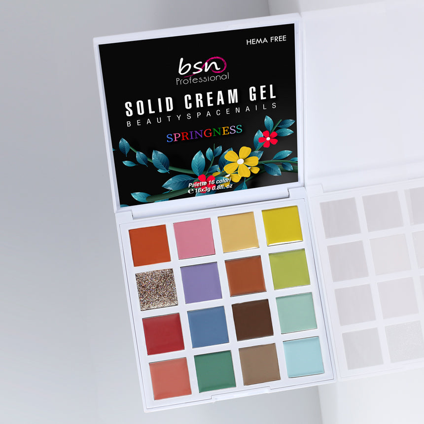 Springness - Solid Cream Gel Palette