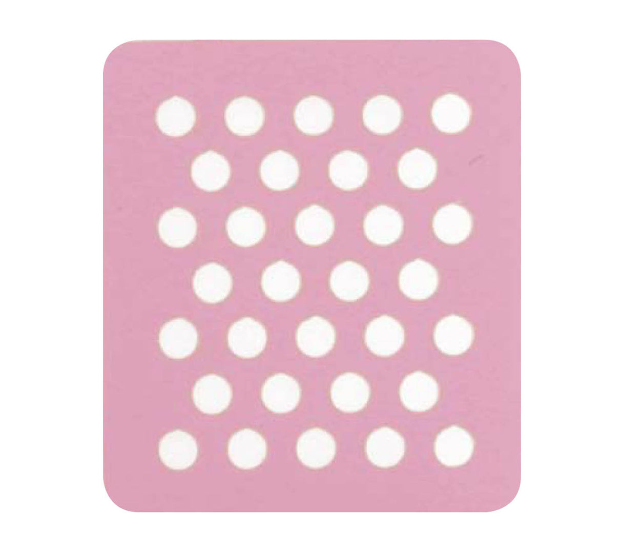 Pochoirs à pois pour nail art - Modèle L114