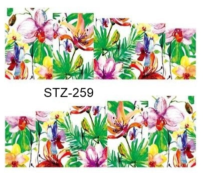 Water decals traferibili stickers tattoo ad acqua adesivi decalcabili STZ-259