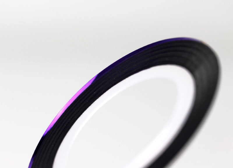 Viola - Striping Tape Nail Art - Striscia Nastro Adesivo Colorato
