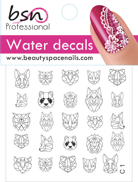 Stickers Adesivi Nail Art Water decals Sweet Bloom