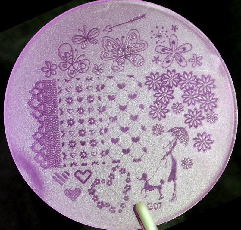 N° 29 - Set Stamping con disco in ACRILICO 29