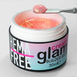 Fancy Stardust - FAST HARD - Cream Glam Builder Gel 30 ml - Hema Free