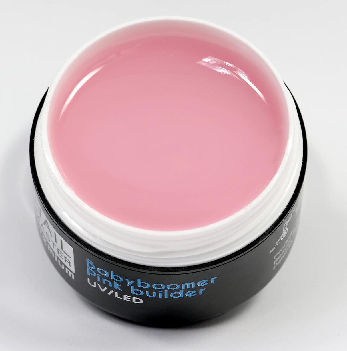 Nail Master Premium 30g, Babyboomer Pink, Gel unghie UV/Led – Rosa latte soft Costruttore Modellante - Media viscosità, senza acidi