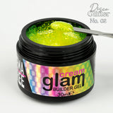 Disco Glitter No. 02 Glitter Builder Gel Cream Glam 30ml glitter effetto diamante Beauty Space Nails
