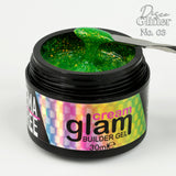 Disco Glitter No. 03 Glitter Builder Gel Cream Glam 30ml glitter effetto diamante Beauty Space Nails