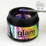 Disco Glitter No. 05 Glitter Builder Gel Cream Glam 30ml glitter effetto diamante Beauty Space Nails