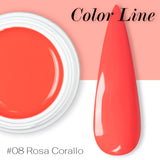 08 - Rosa corallo - Coprente - Gel UV Colorato - Color line - 5ml
