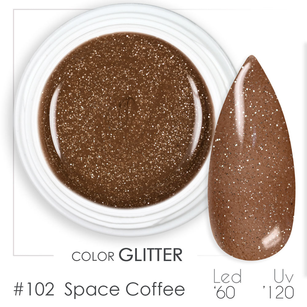 102 - Space Coffee - Gel UV Colorato - BSN Professional Glitter