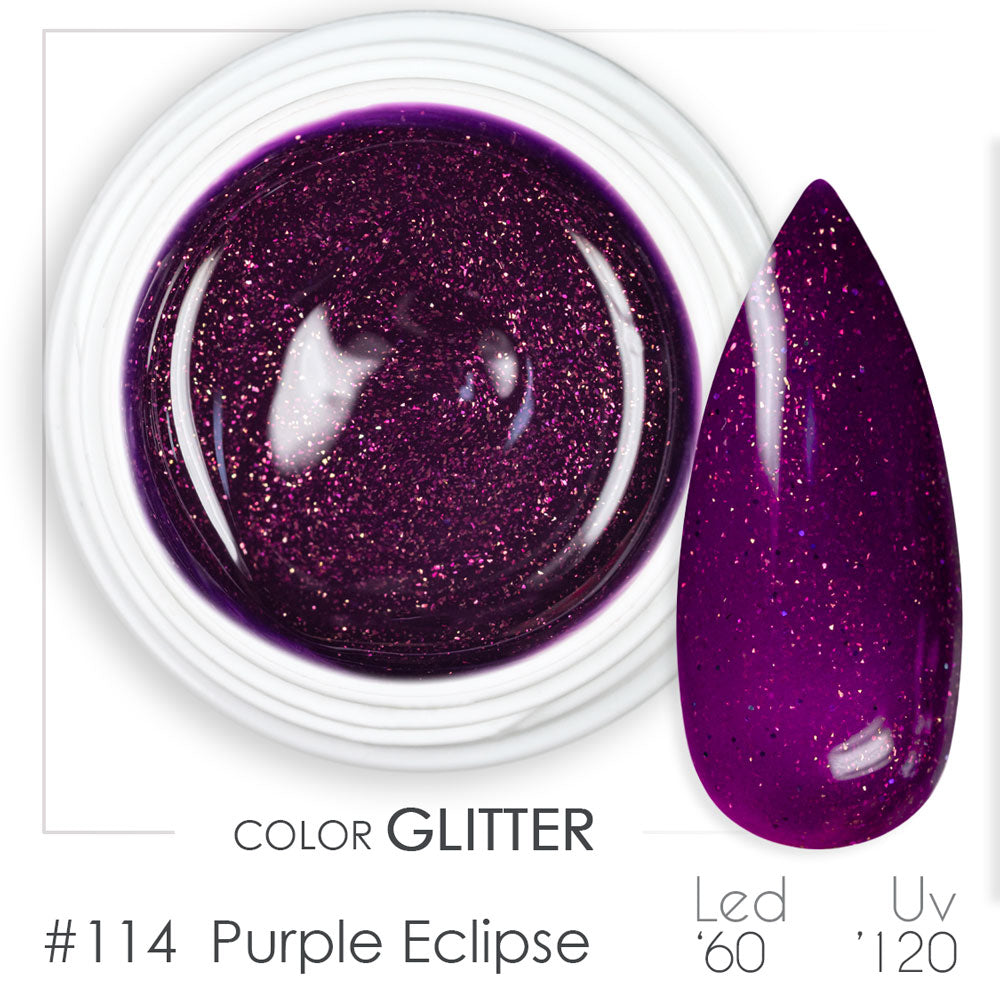 114 - Purple Eclipse - Gel UV Colorato - BSN Professional Glitter